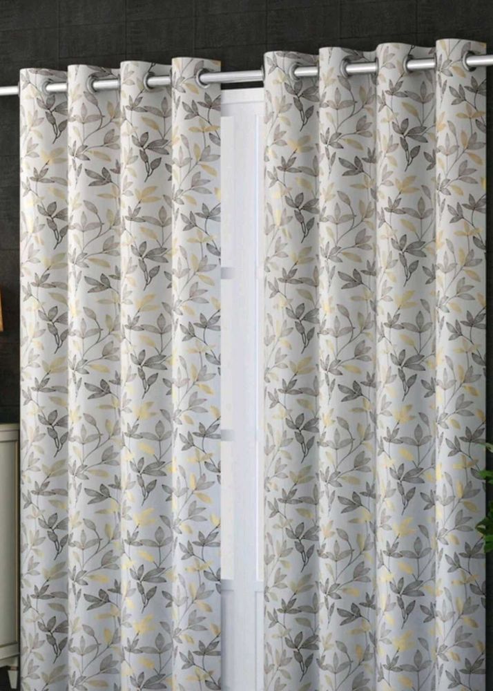New Elegant Leaf Patterned Curtains