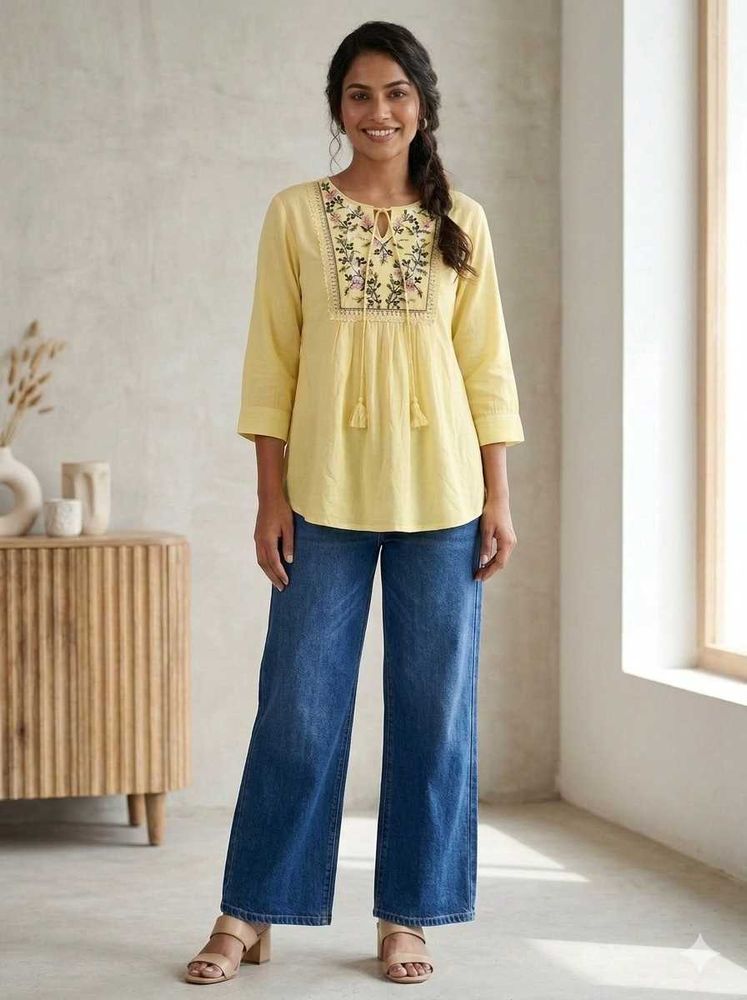 TRENDS Embroidered Kurta 👗
