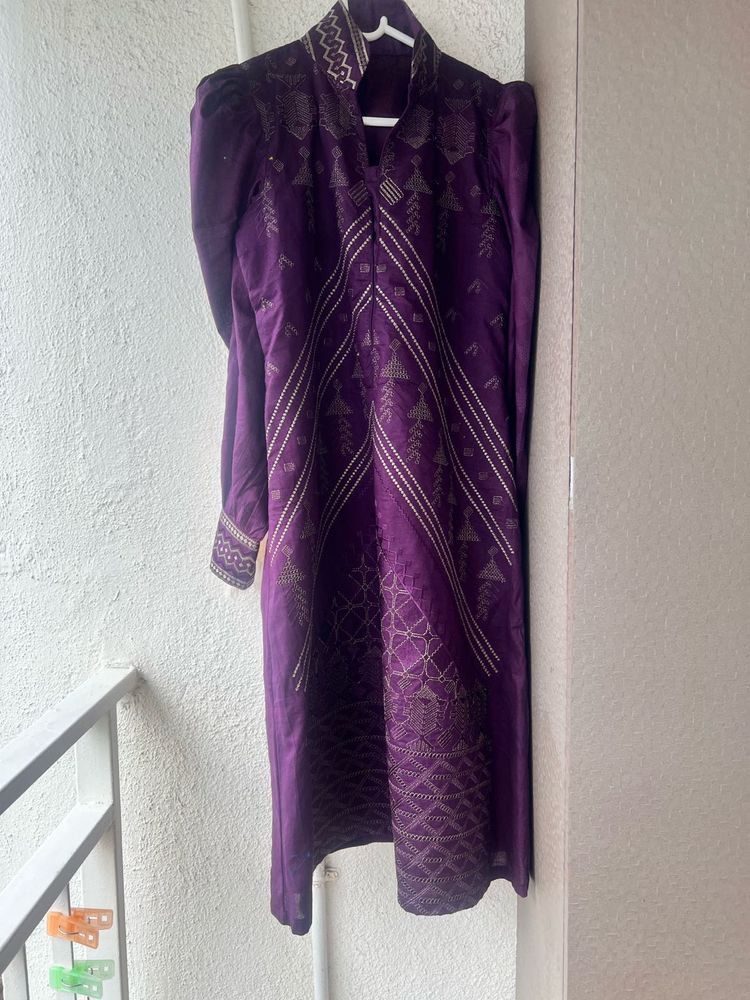 Elegant Purple Salwar Suit