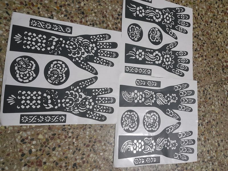 6 Hand mehnde Sticker Combo 20 Fingr