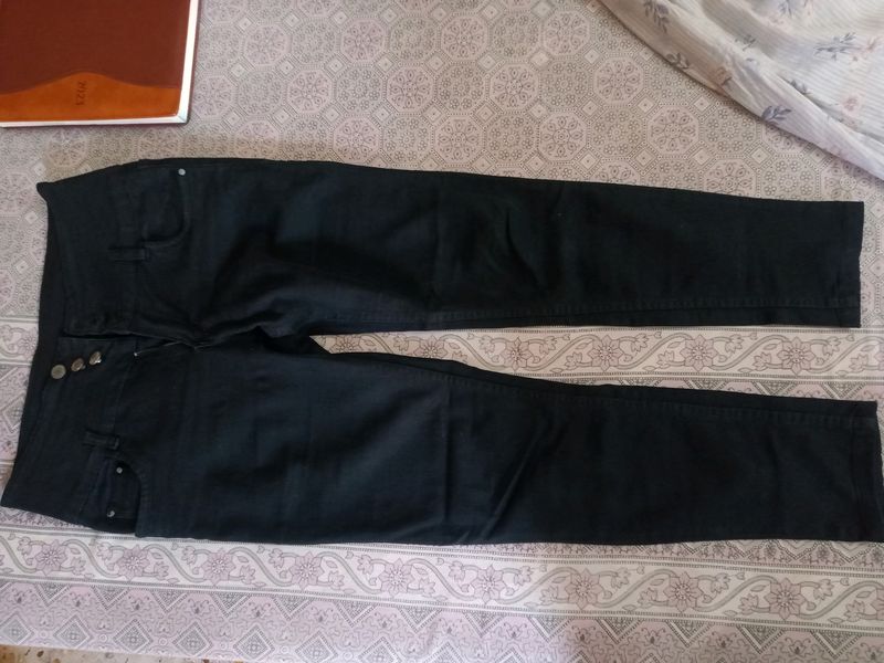 High Waist Black Jeans (30)