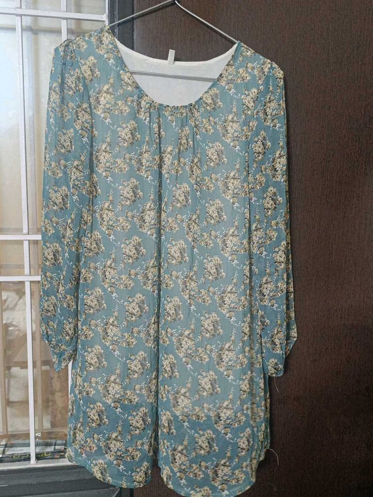Chic Floral Print Dress