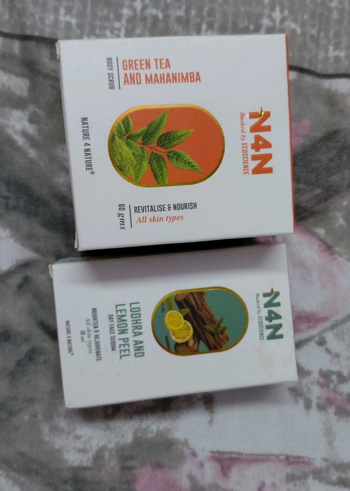 N4N Green Tea &amp; Lodhra Lemon Peel Serum