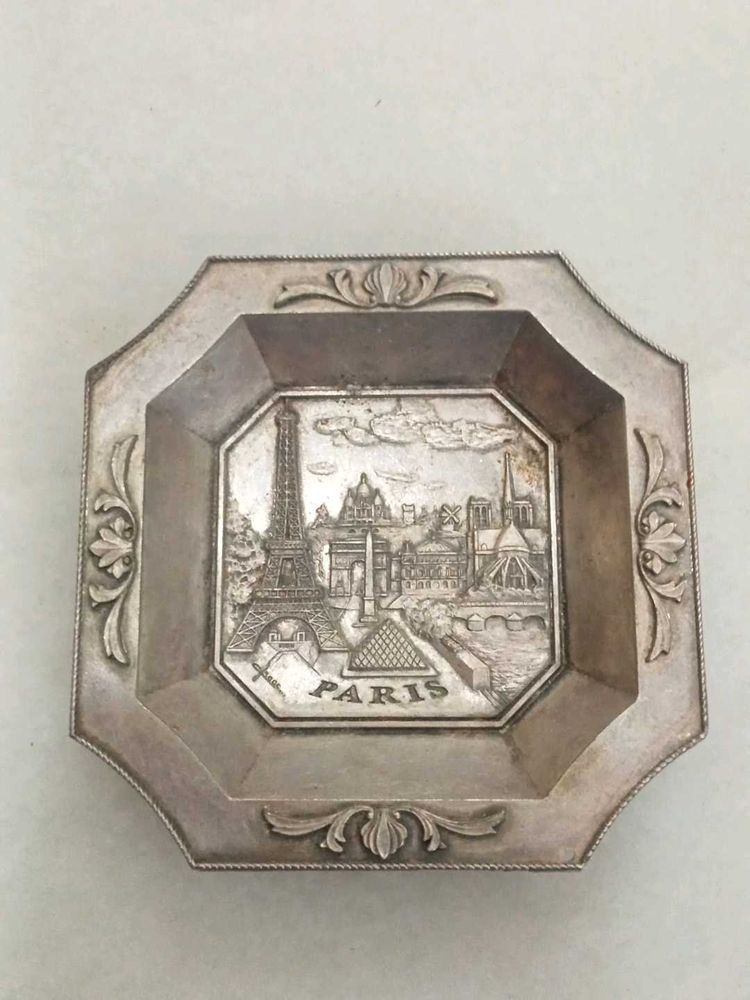 Vintage Paris Souvenir Trinket Dish