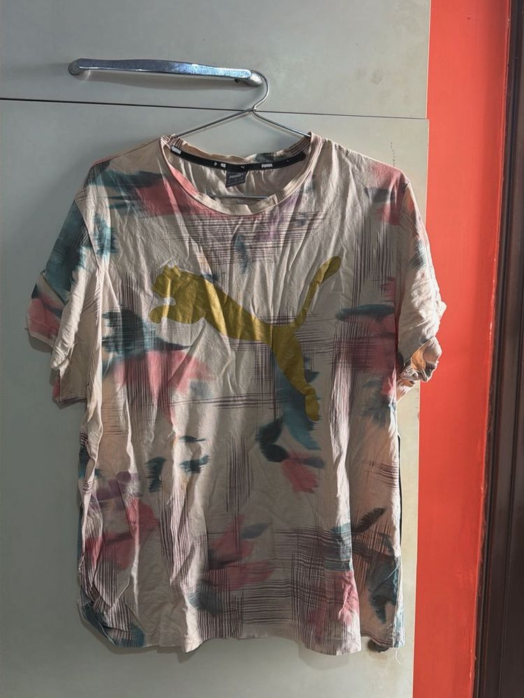 Puma Graphic Print T-Shirt bust 46