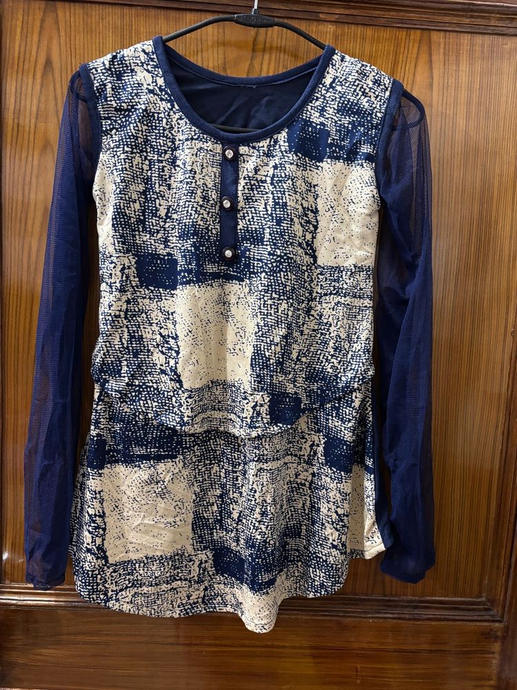 double layer tunic for girls