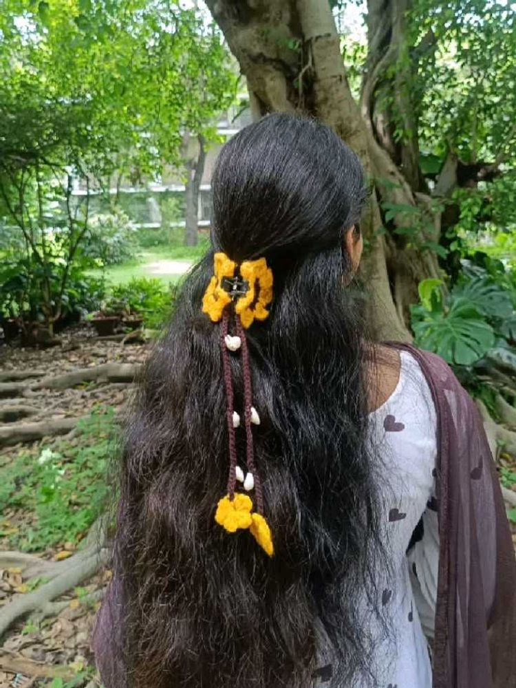 Handmade Crochet Hair Clip