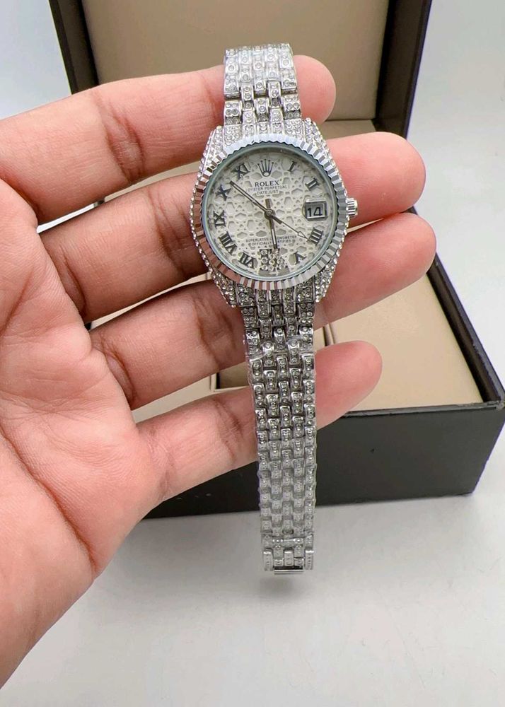 Sparkling Diamond Rolex Watch women