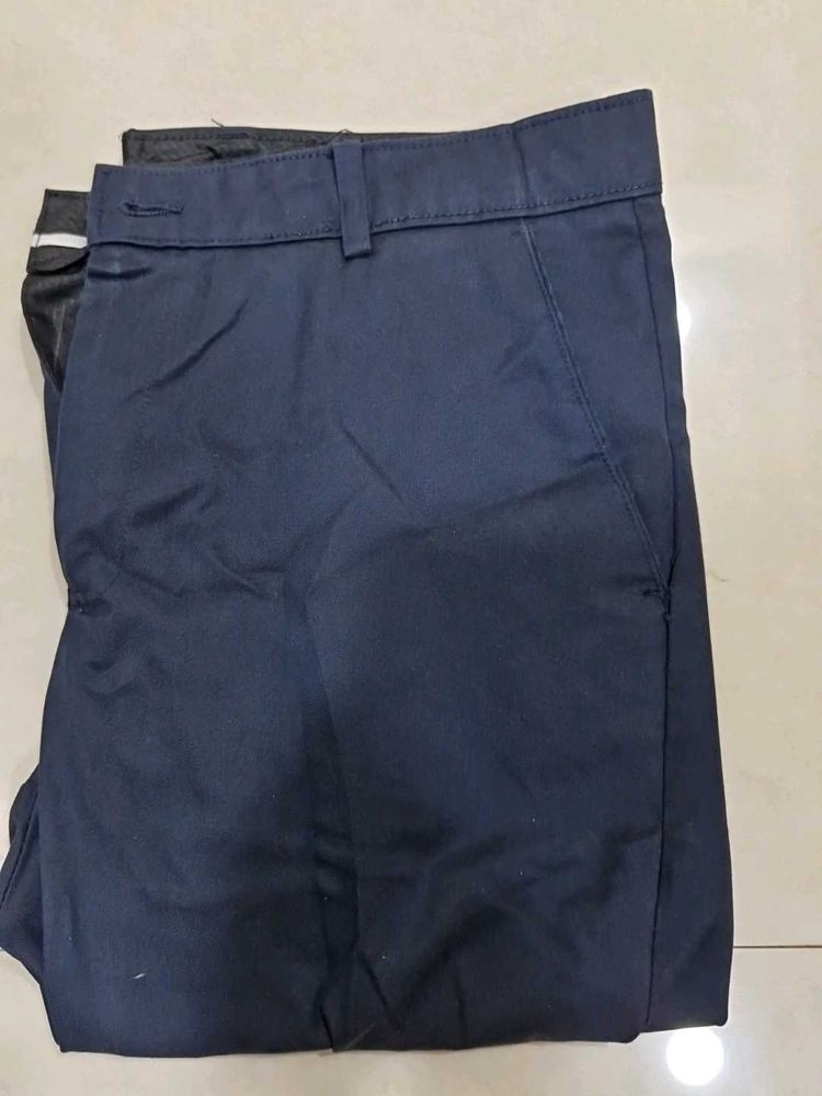 Men's Navy Blue Formal Pants
