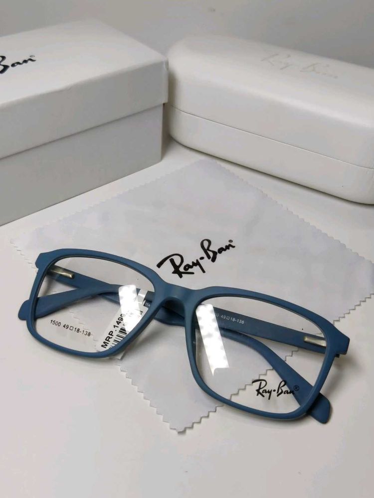 Matte Ray-Ban Blue Eyeglasses Replica