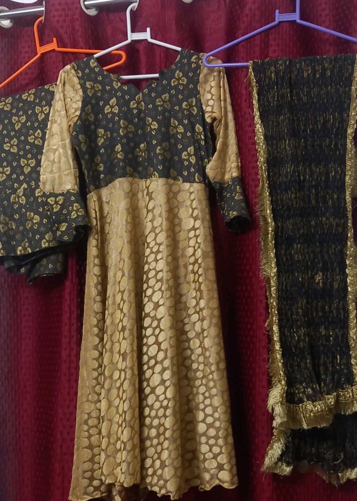 Gray Soft Kanchoi Fabric Anarkali