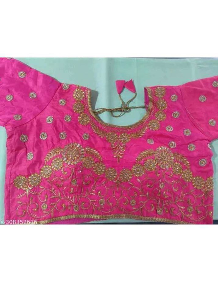Pink Embroidered Blouse