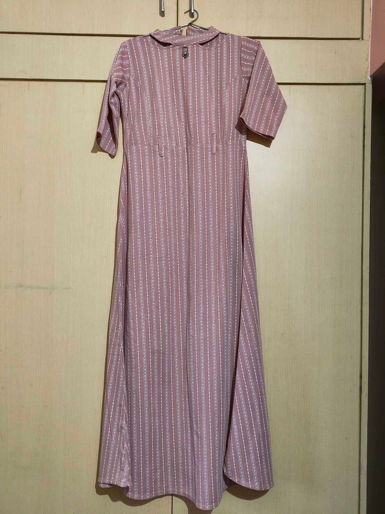 pink lavender gown