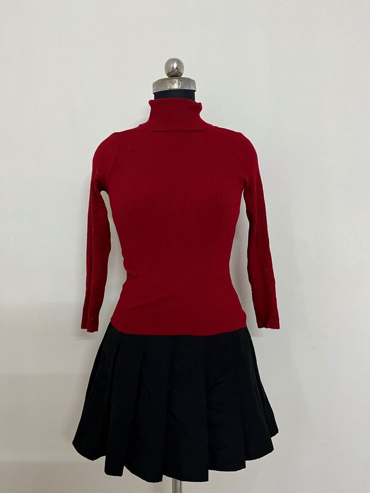 Red Classic High Neck❤️