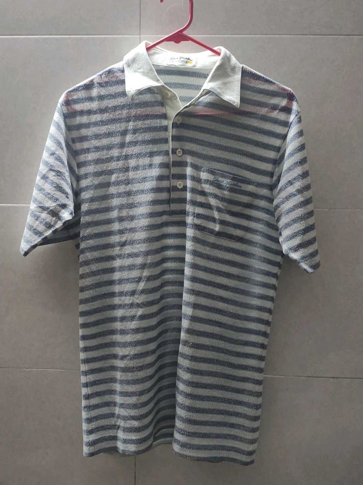 greg norman Striped Polo T-Shirt