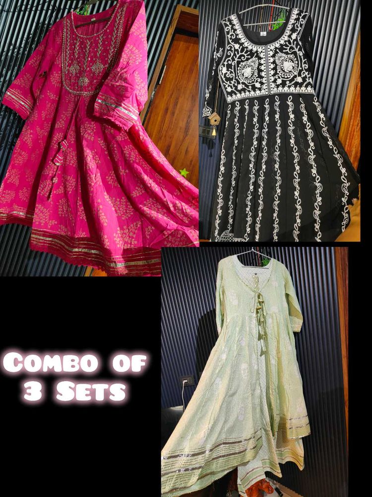 Ethnic Kurta Sets - Combo of 3