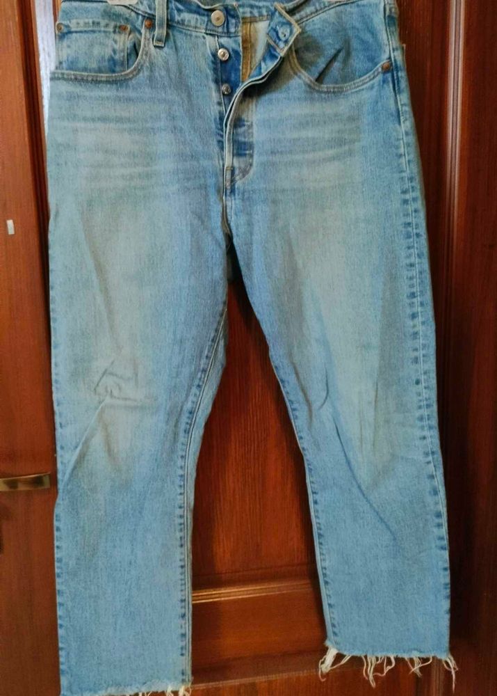 Light Wash Denim Skinny Jeans