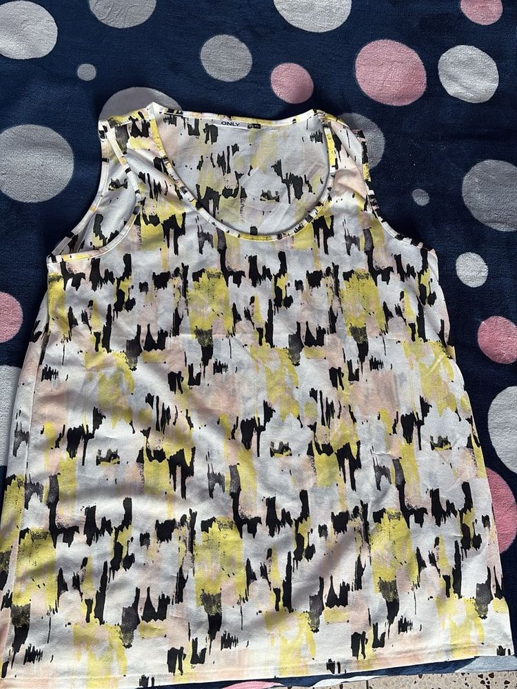 Abstract Print Tank Top