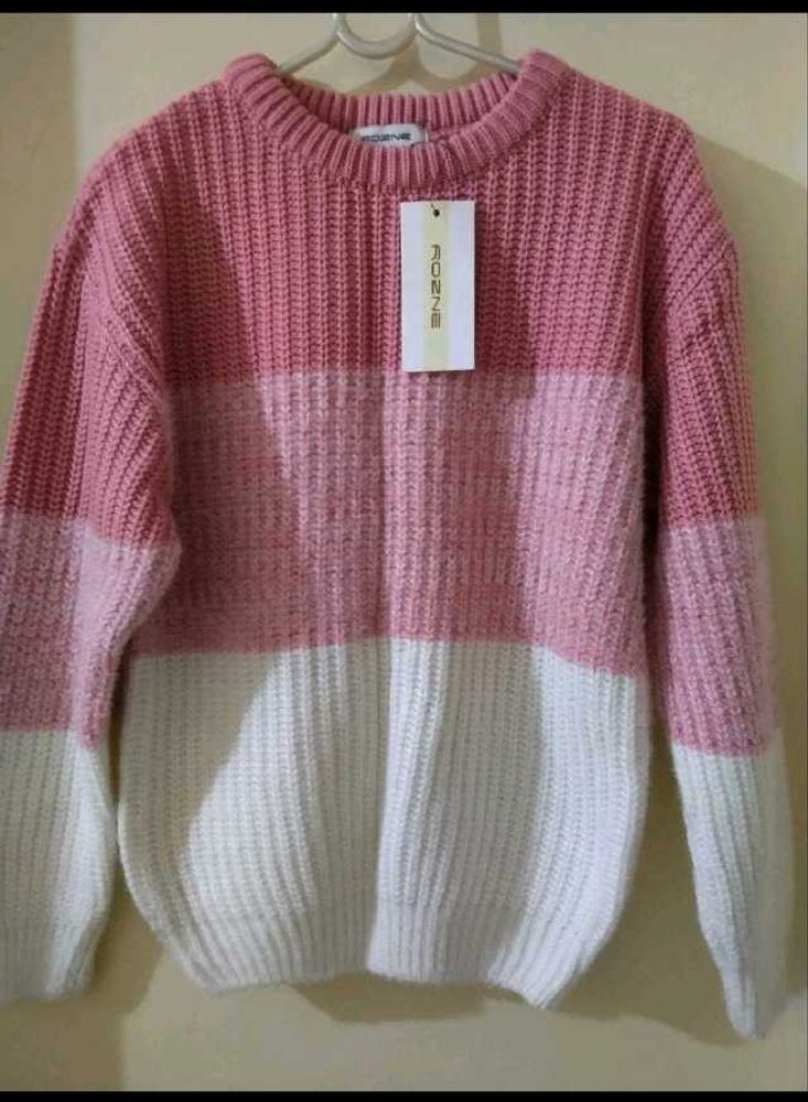 Color Block Knit Sweater