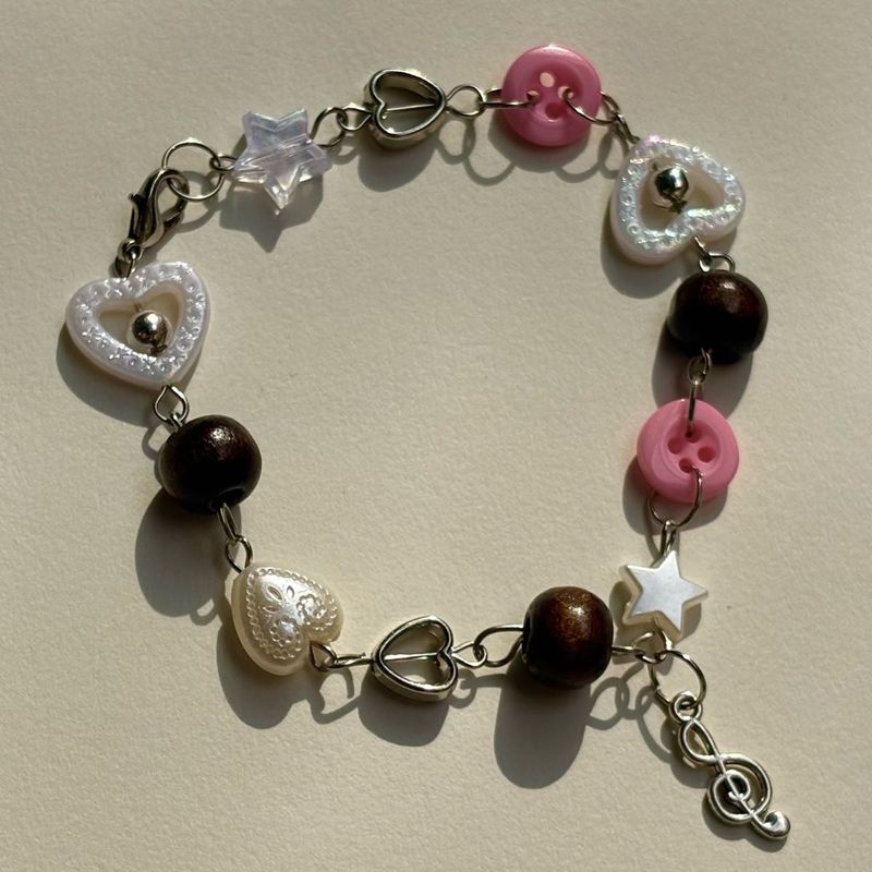 Y2K button bracelet