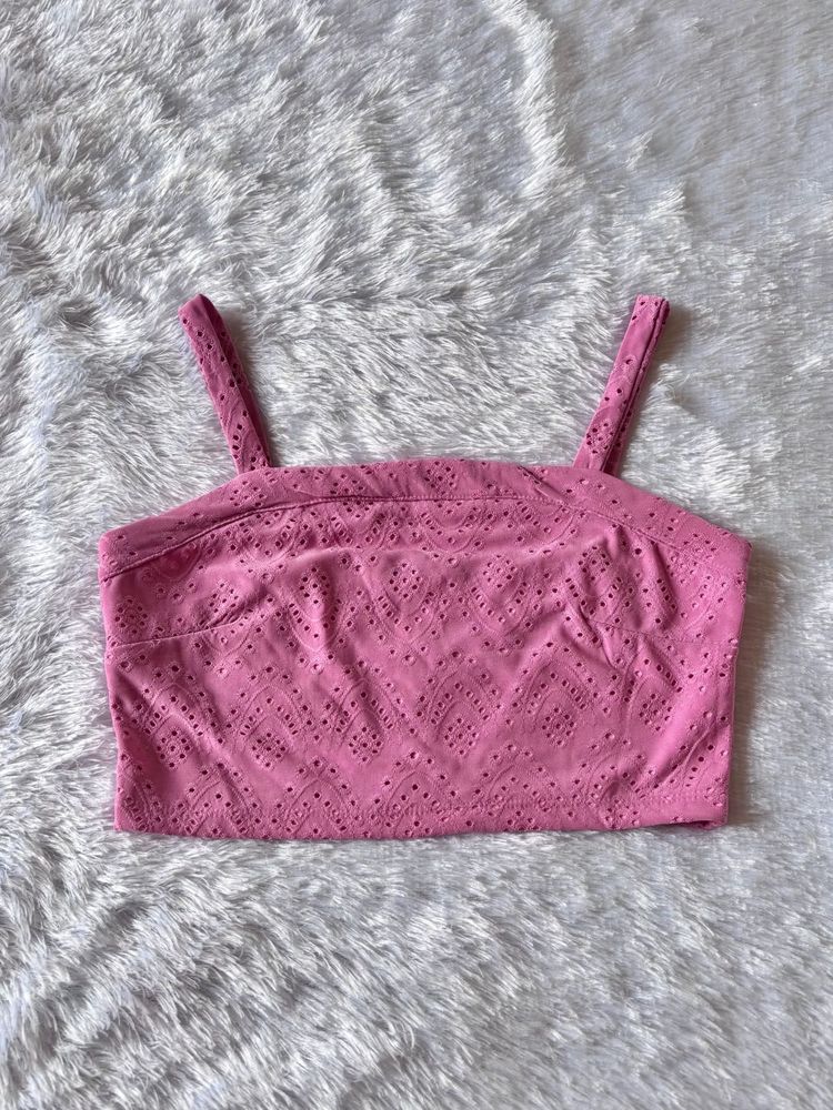 ❗️Sale❗️Pinterest Pink Tokyo Talkies Crop Top