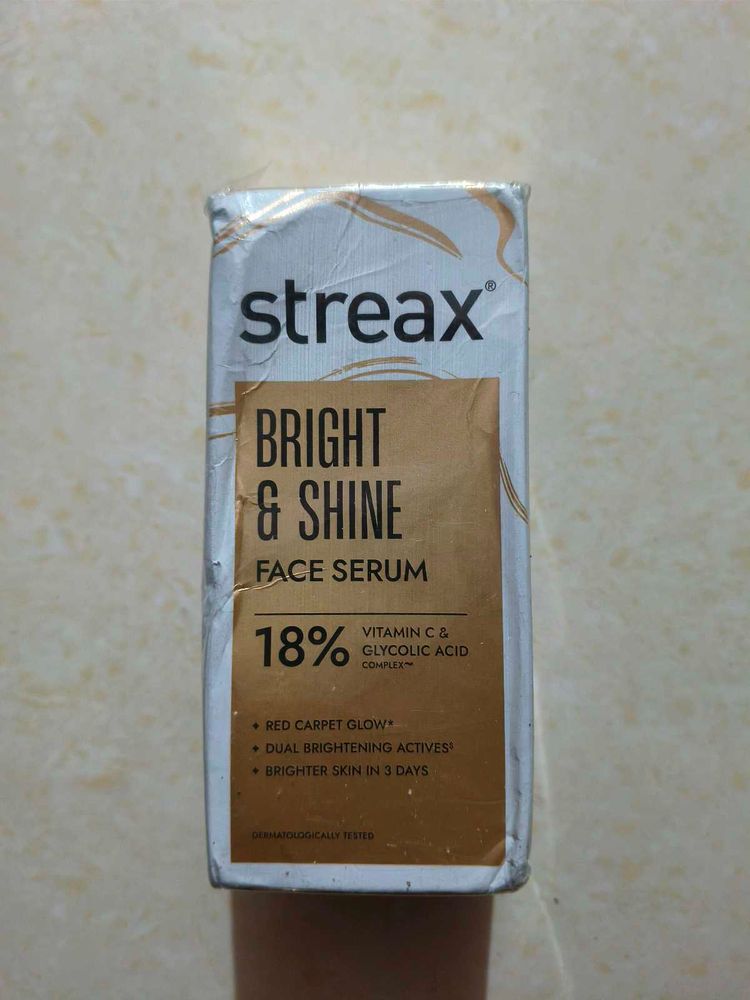 Streax Bright &amp; Shine Face Serum