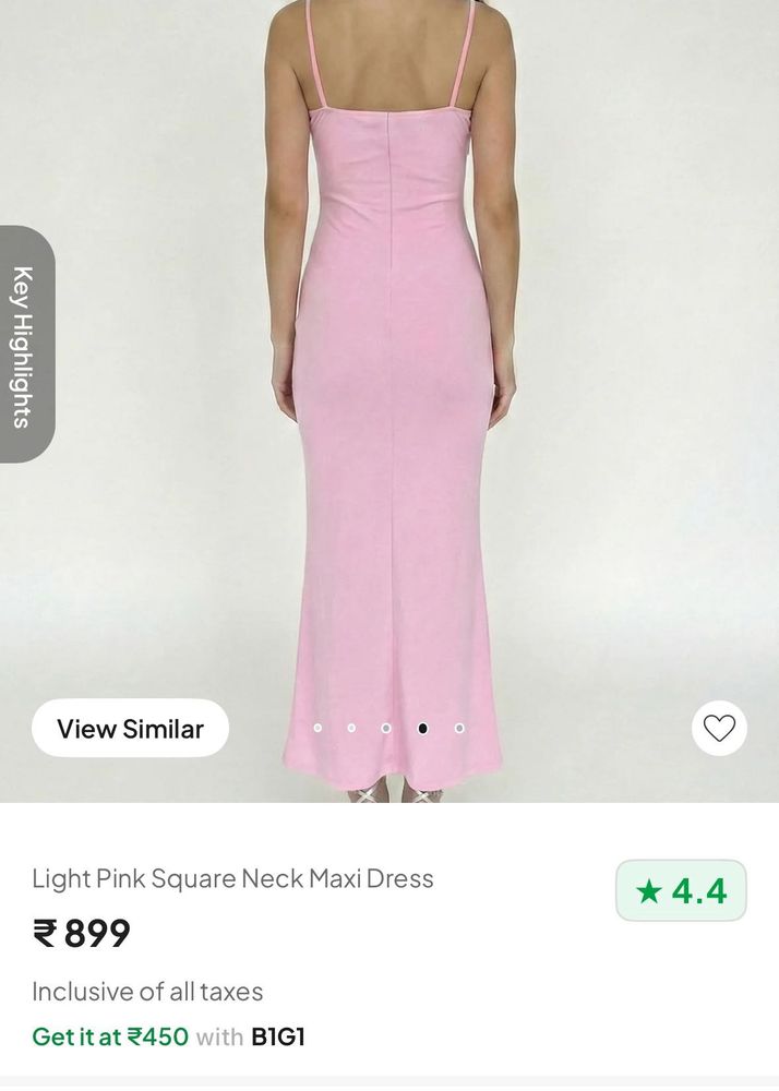 Pink Slip Dress