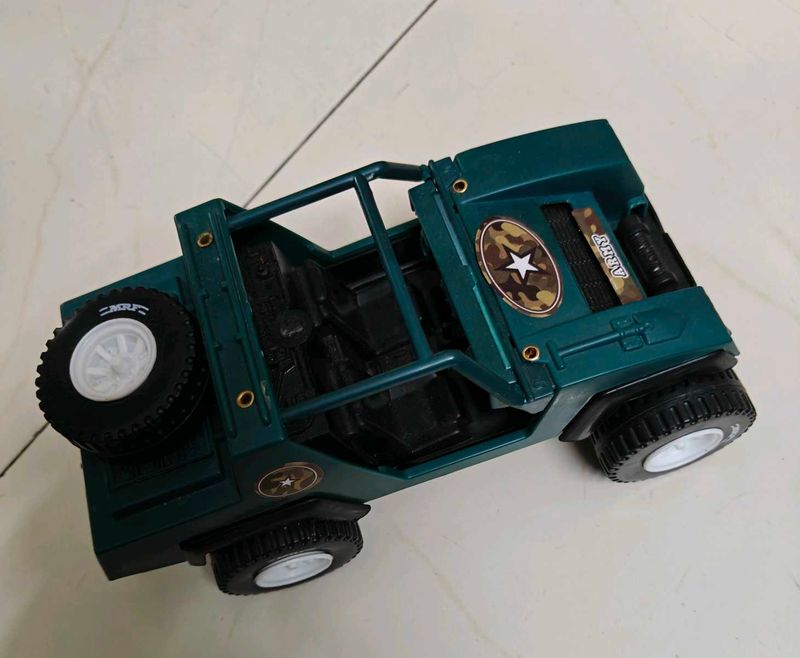 Green Army Toy Jeep