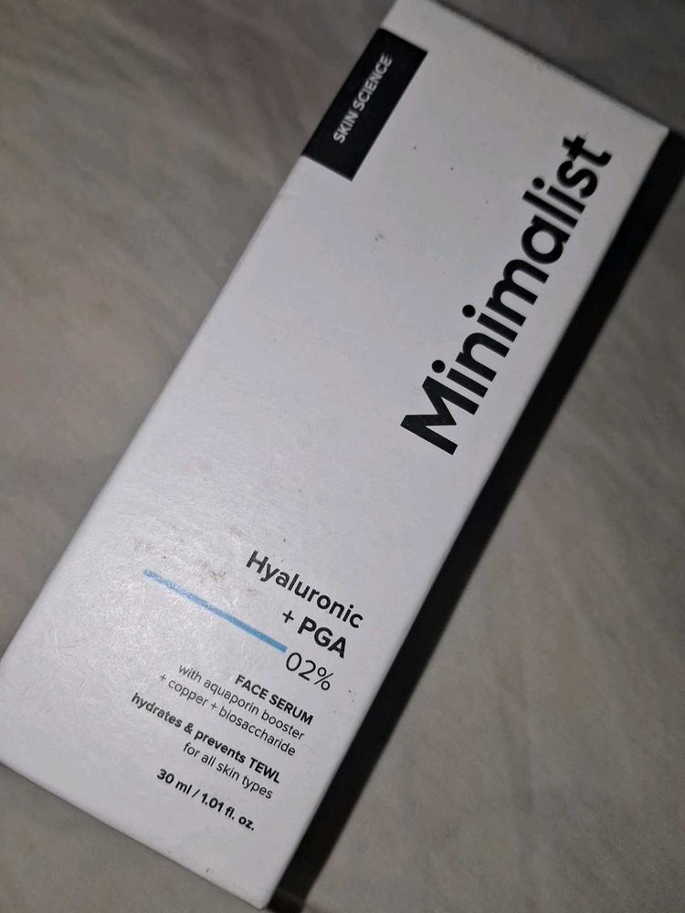 Minimalist hyaluronic +PGA 02%