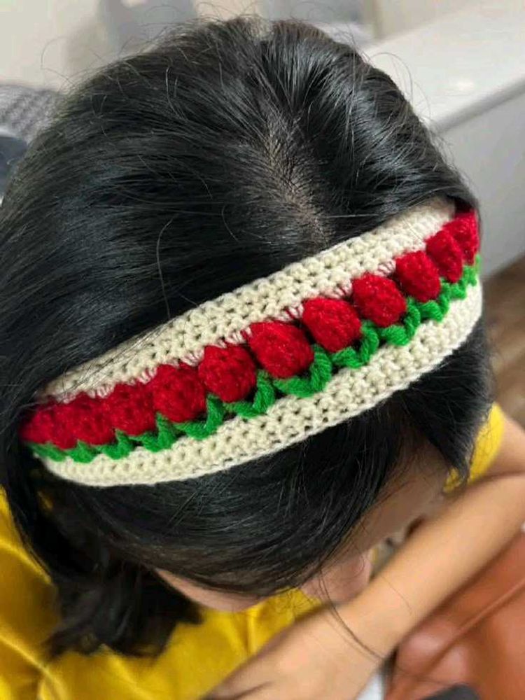 2 floral Crochet Headband