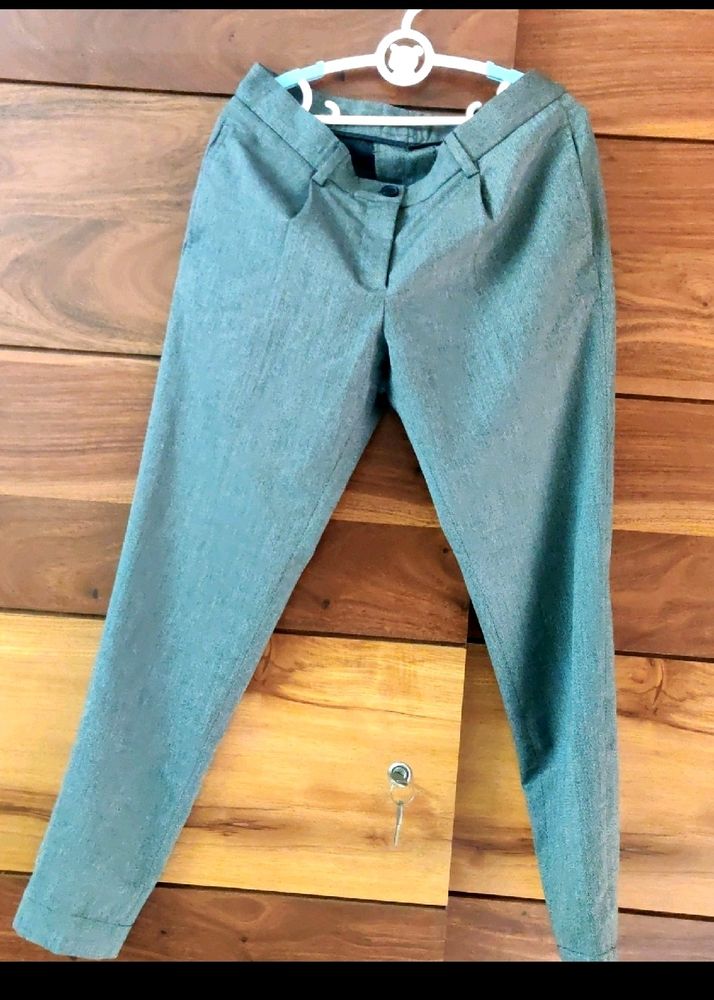 Classic Grey Textured Trouser