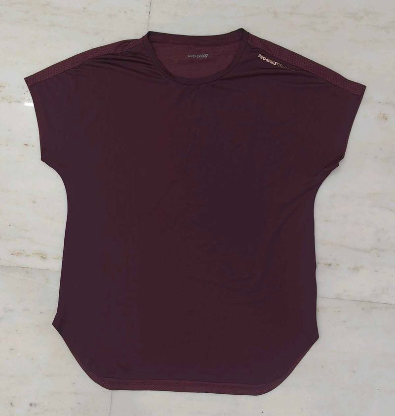 Maroon Athletic Top