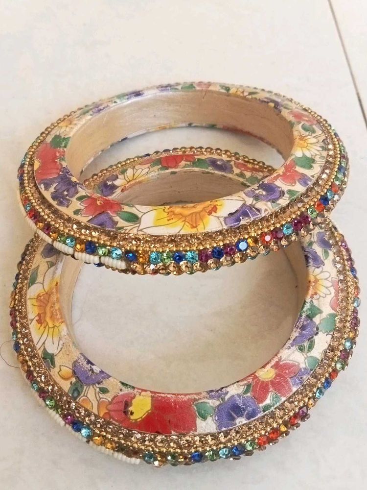 Exquisite Floral Bangles