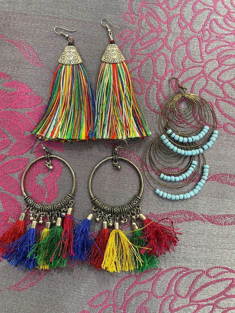 Pair Of 3 Earrings