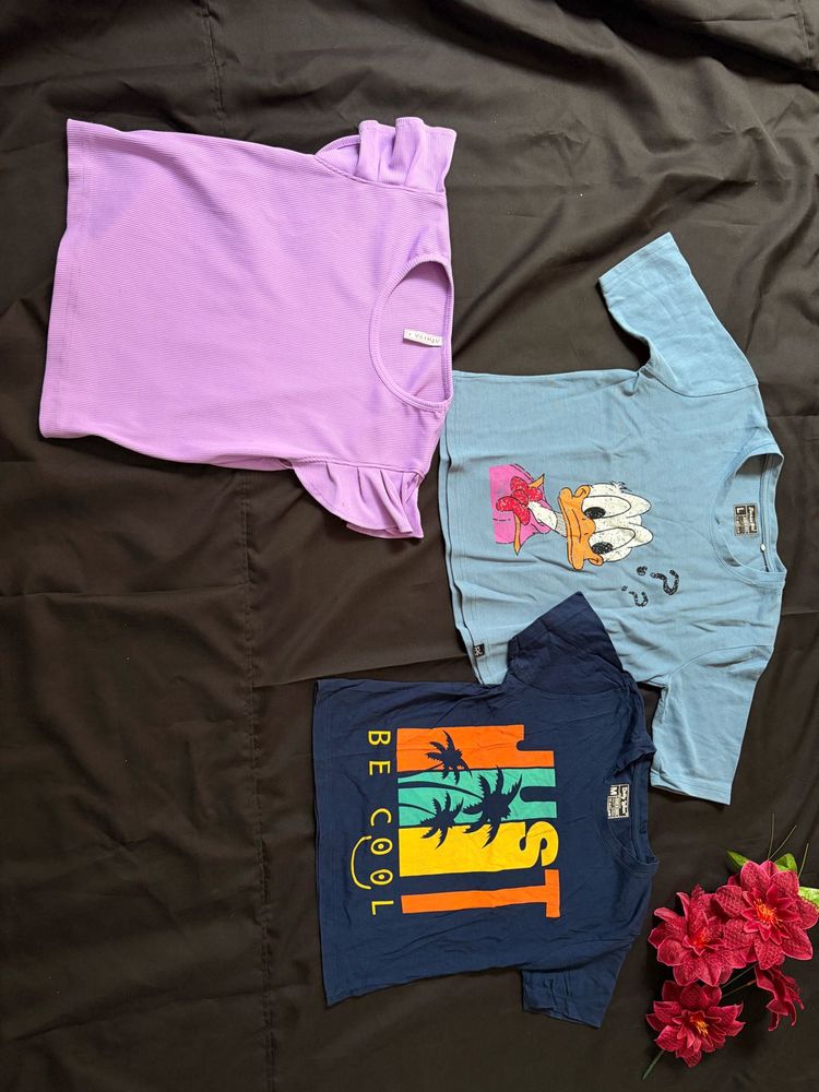 Bundle of 3 Women's Graphic T-Shirts