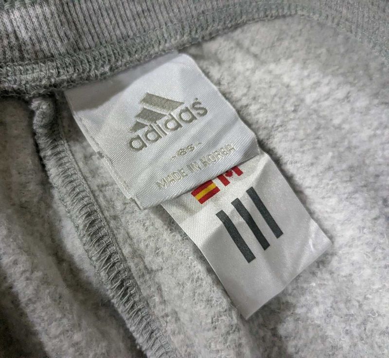 Original Adidas Grey Fleece Track Pants