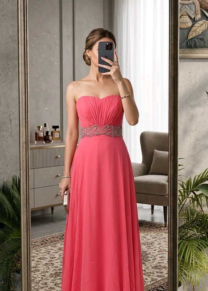 chiffon gown