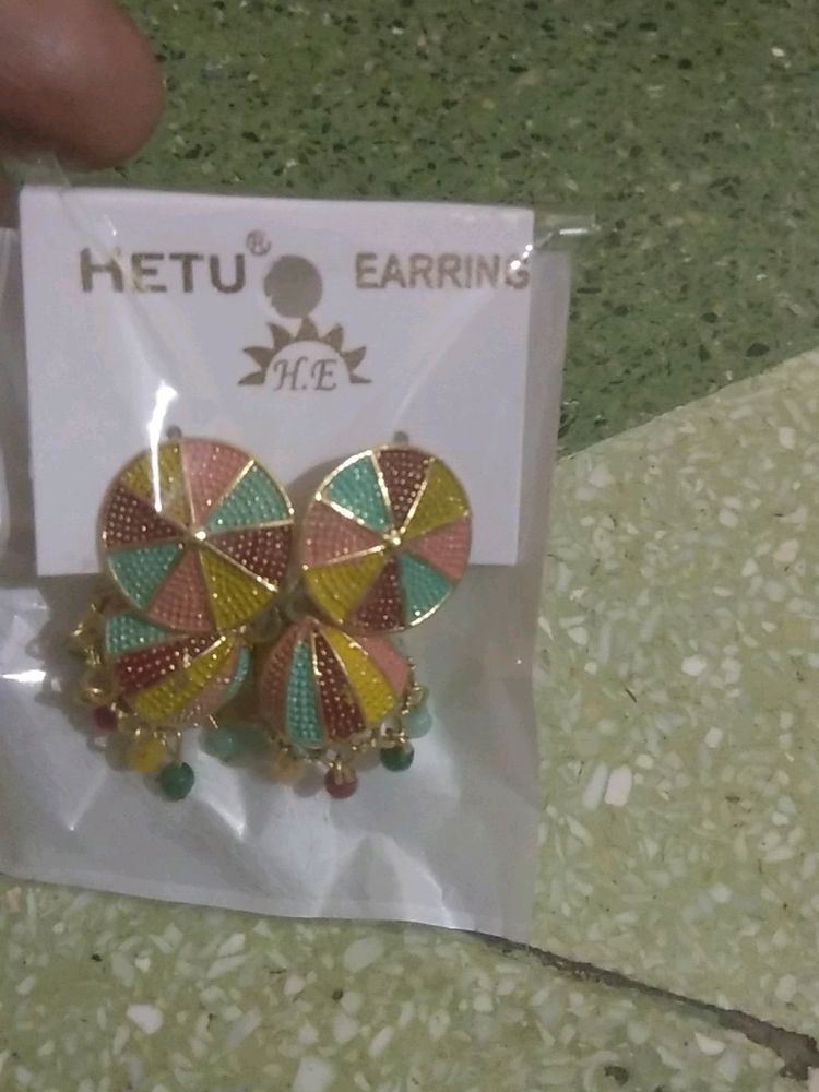 Colorful Statement Earrings
