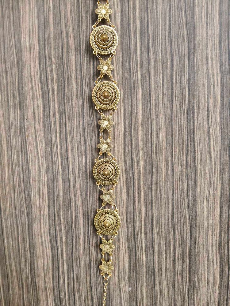 Boho Style Waist Chain with Floral Accents