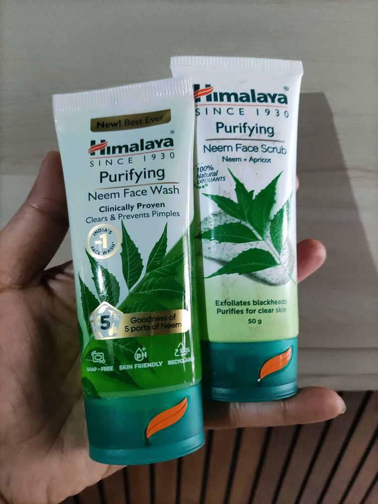 himalaya facewash &amp;scrub