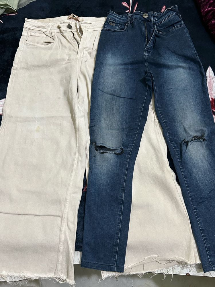 skinny &amp; Wide-Leg jeans