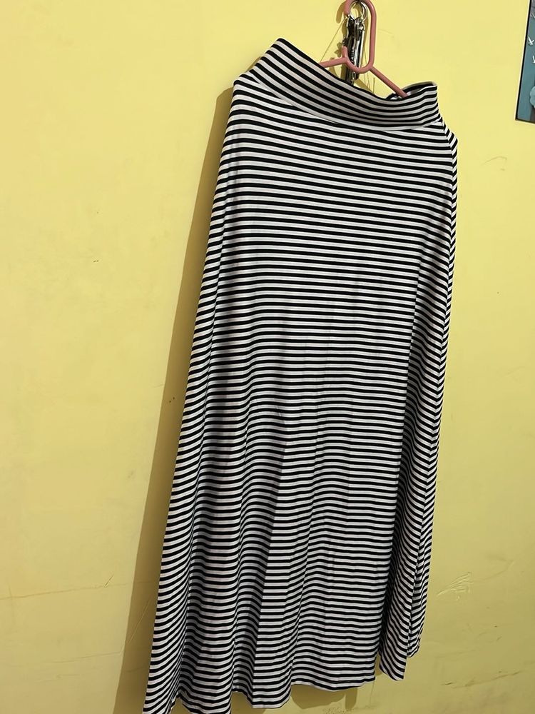 Striped Maxi Skirt