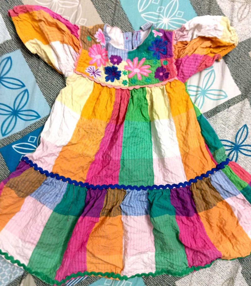 Colorful Patchwork Dress
