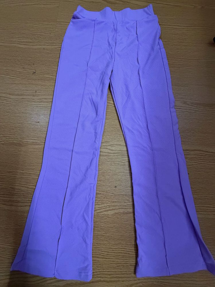 Lavender Flare Pants