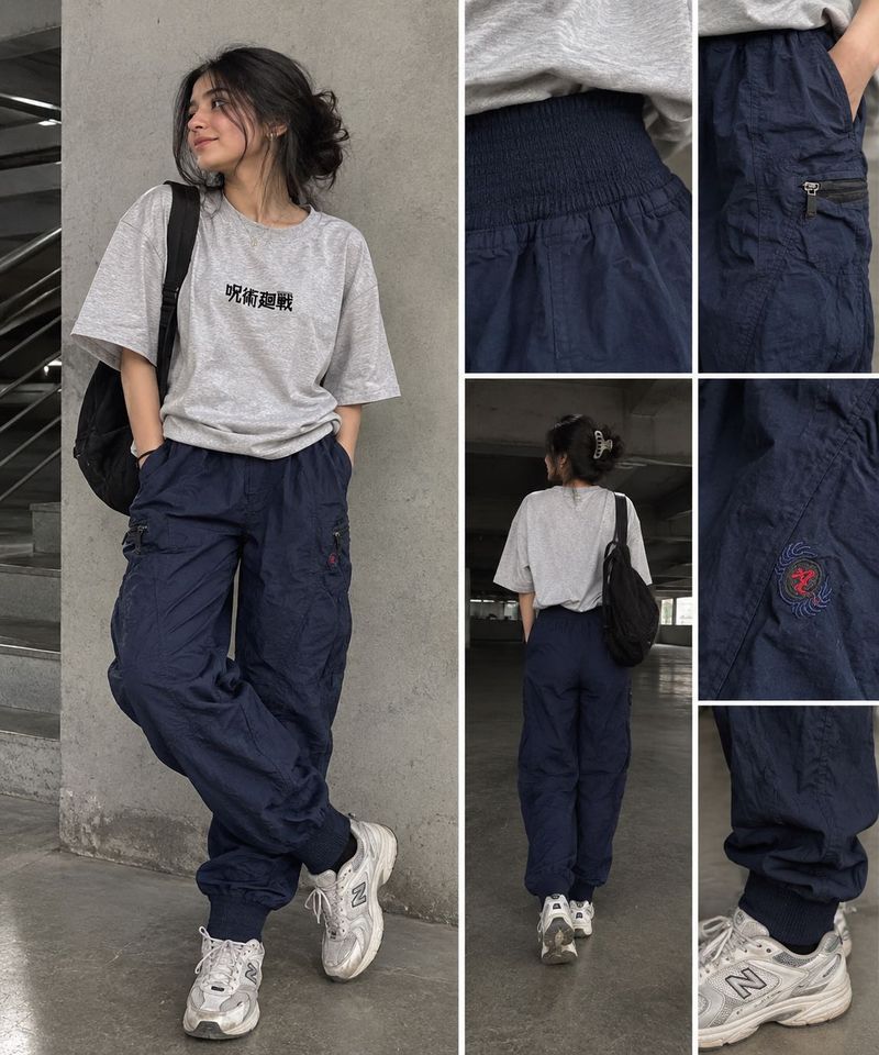 Navy Blue Jogger Pants