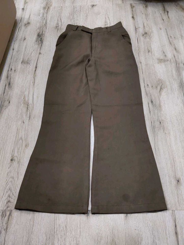 Ma5832 Brown Flared Trousers waist 24 inches