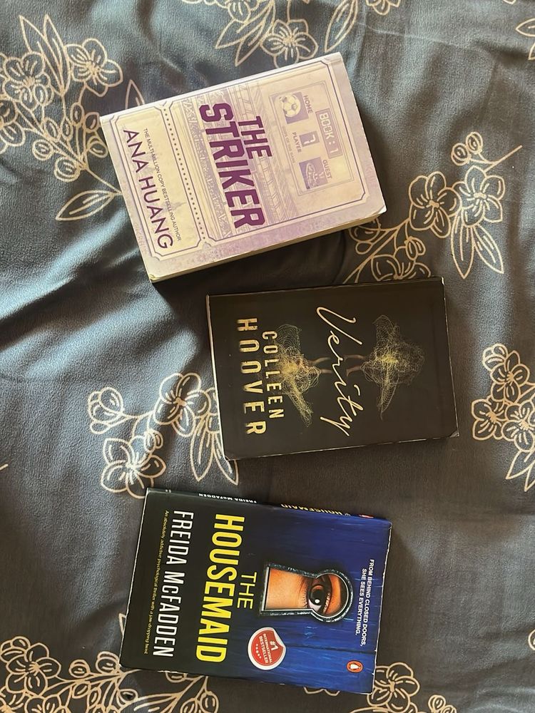 Verity,Striker and Housemaid book combo