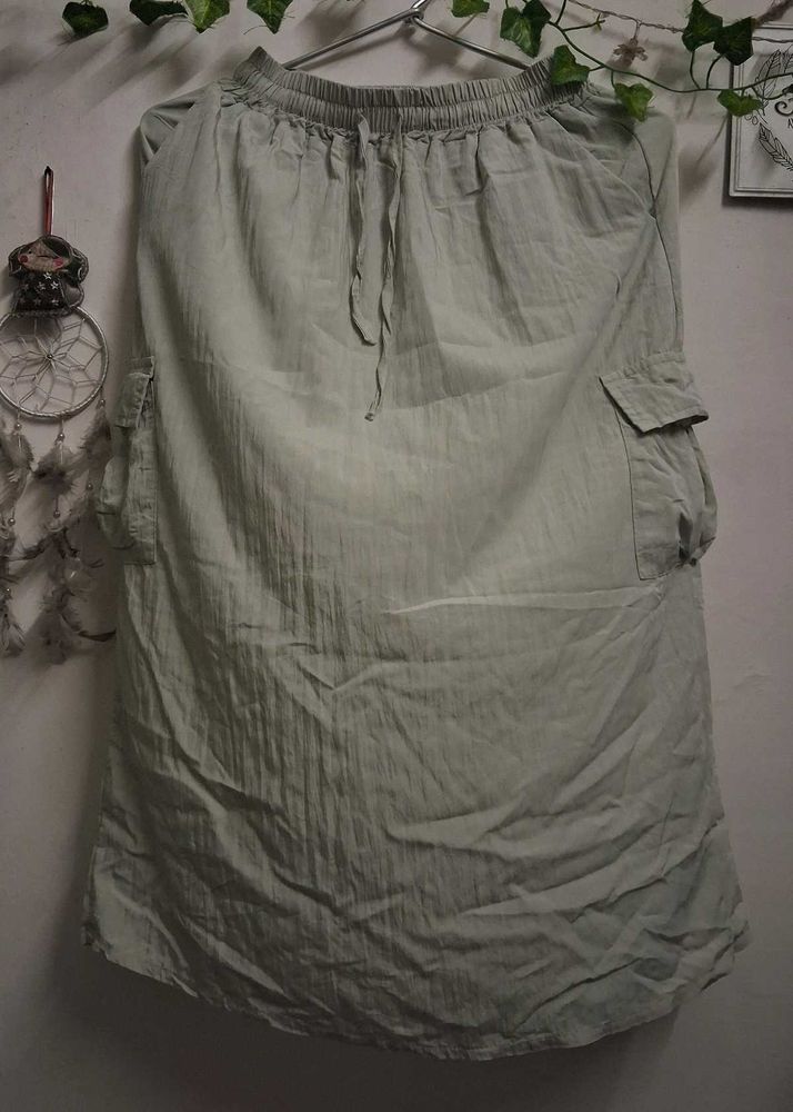 Lightweight, Freeflowing Cargo Skirt