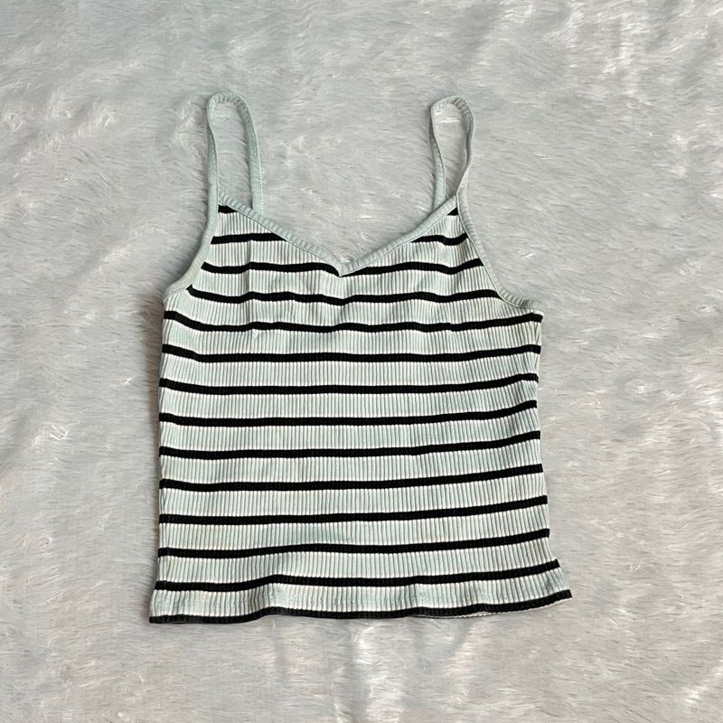 Striped Ribbed Tank Top