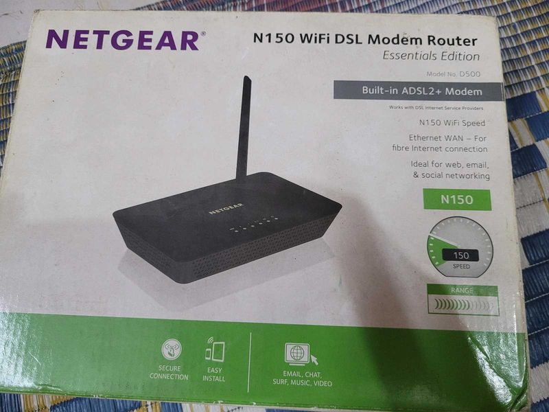 Gadgets > Computers & Laptops | Netgear N150 Wifi Dsl Modem Router | Freeup